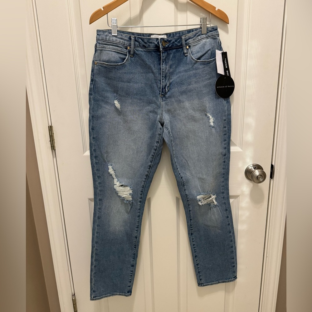 NWT Articles of Society High Rise Straight Jeans size 29